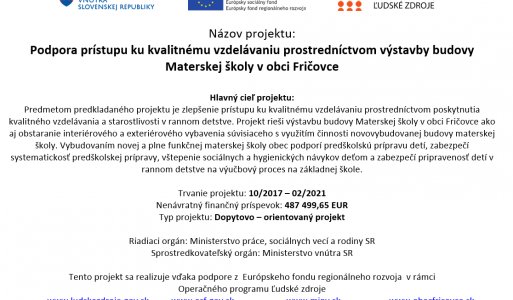 Realizované projekty v obci