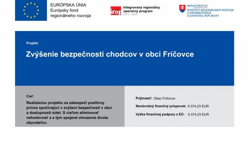 Realizované projekty v obci